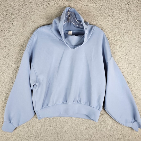lululemon athletica Tops - Lululemon Full Flourish Pullover Sweatshirt Womens 8 Stretch Funnel Neck LW3IB3S